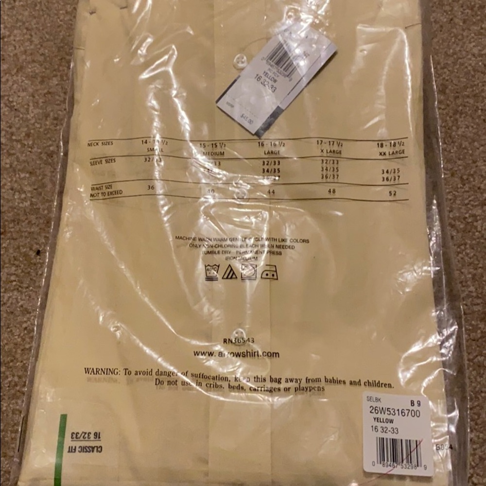 NWT Men’s Dress Shirt - Picture 4 of 4